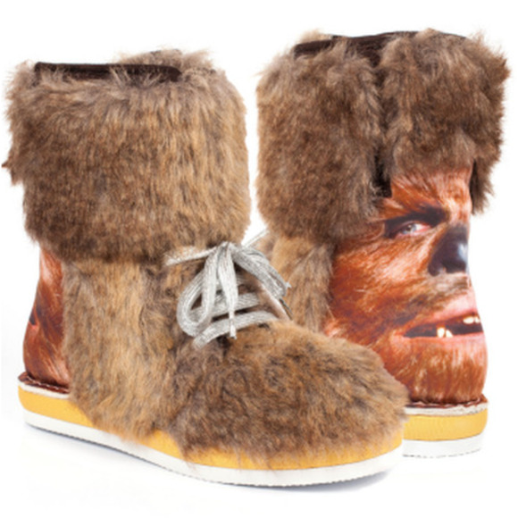Irregular Choice Shoes - IRREGULAR CHOICE x STAR WARS Chewbacca Fur Boots Brown NWOB Sz 39 / 8